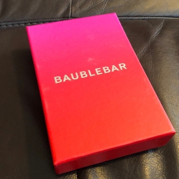 Baublebar 2 Pairs Pink/Peach Earrings NWT in Box - Picture 4 of 4